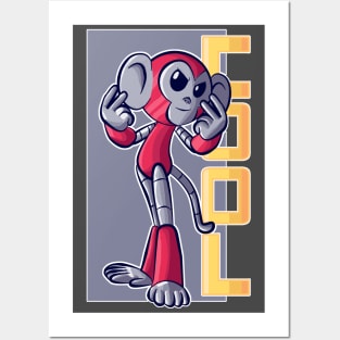 DROIDMONKEY COOL Posters and Art